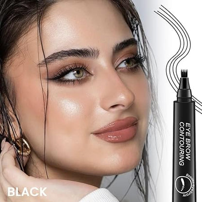 Waterproof Microblading Eyebrow Pencil with a Micro-Fork