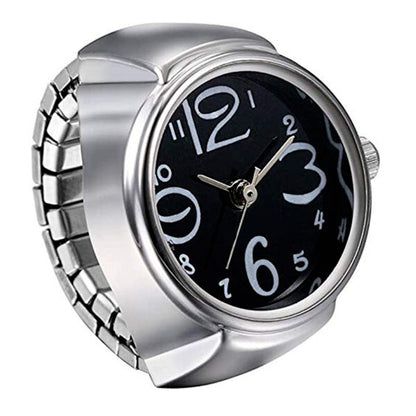 Stylish Silver Stretchable Ring watch Boys and Girls